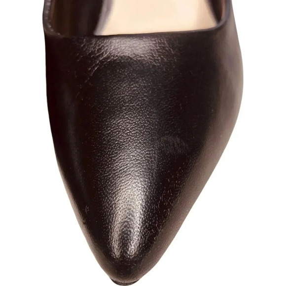 Karl Lagerfeld Paris Royale Smooth Leather Heeled Pumps - Picture 11 of 12